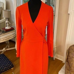 DVF Rich Red Dress